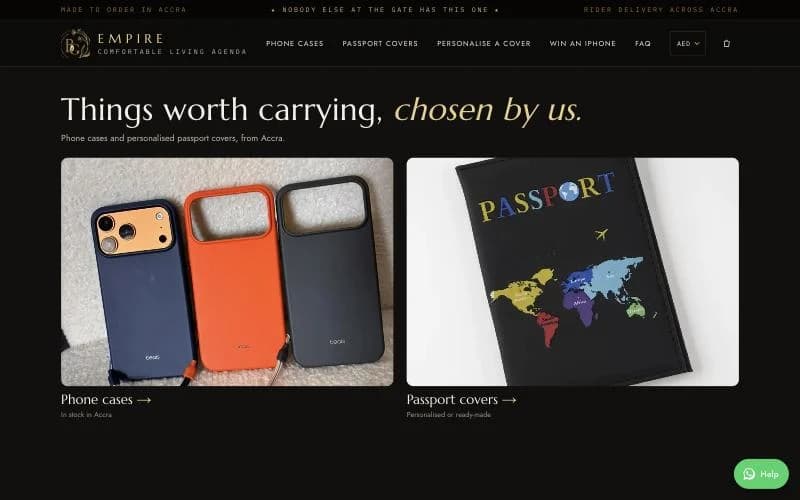 The BG Empire website